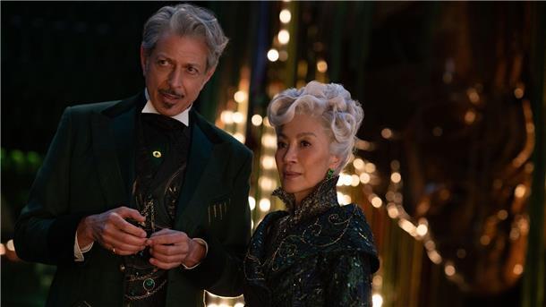 Rettet der Musical-Film „Wicked“ das Kinojahr? Auch Jeff Goldblum als Zauberer von Oz und Oscar-Preisträgerin Michelle Yeoh als Madame Akaber spielen in „Wicked“ mit.