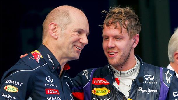 Auch Vettel wusste, wem er viel zu verdanken hatte.