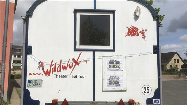  Kulturkiosk Wildwux , umgebauter Zirkuswagen.