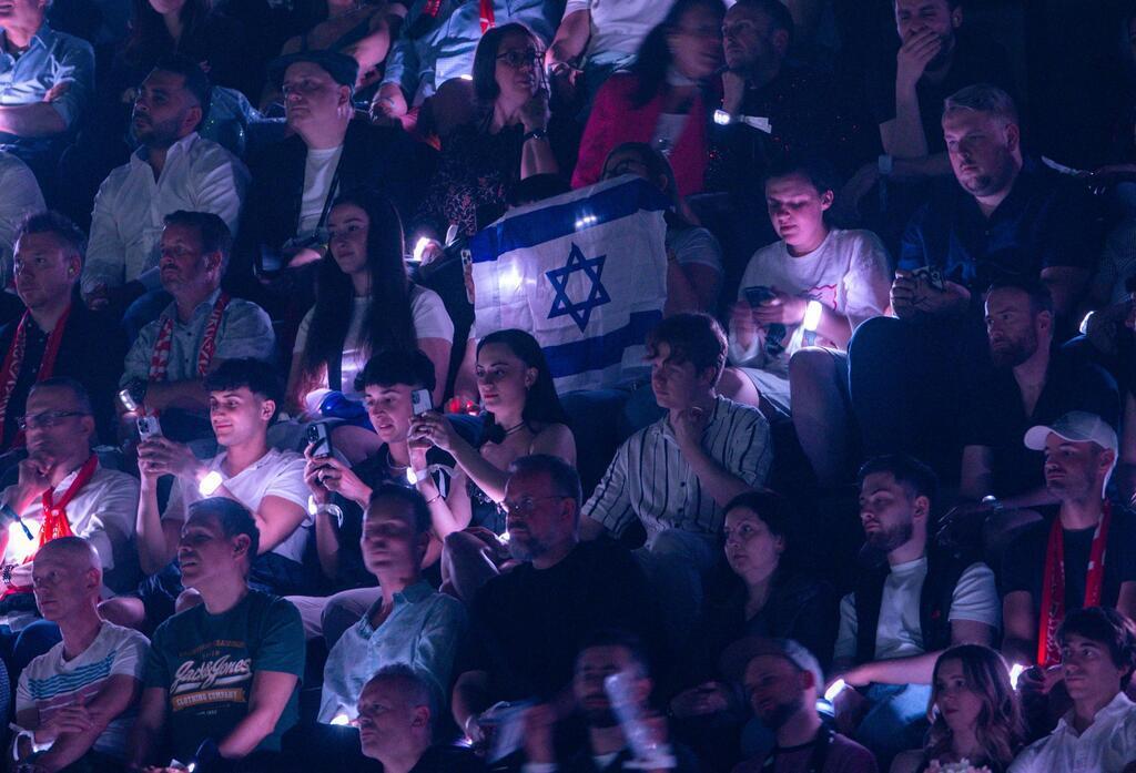 Auf der Straße Proteste, in der Halle Unterstützung für Israel beim ESC in Basel (Archivbild).