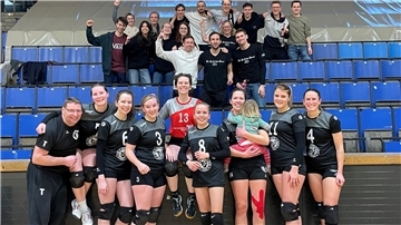 Die Zevener Volleyballerinnen