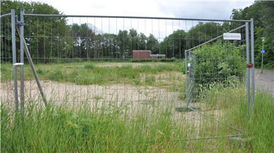 Auf diesem freigeräumten Grundstück am Jägerhof soll das Haven-Hospiz gebaut werden.