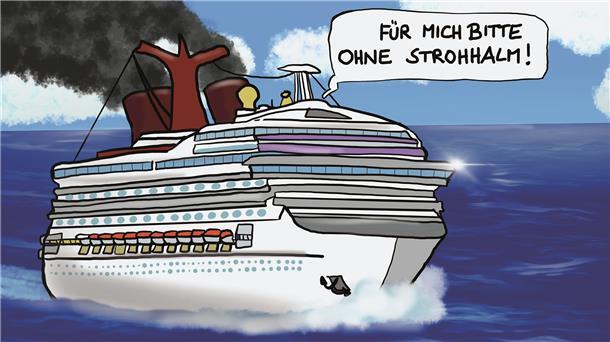 Ausschnitt aus der Siegerkarikatur.