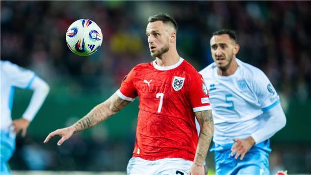 Ball und Tor stets im Blick: Österreichs neuer Rekordtorschütze heißt Marko Arnautovic.