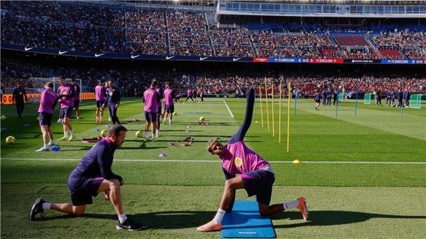 Barça ist zurück: Lamine Yamal und Team genießen erstes Training im renovierten Camp Nou