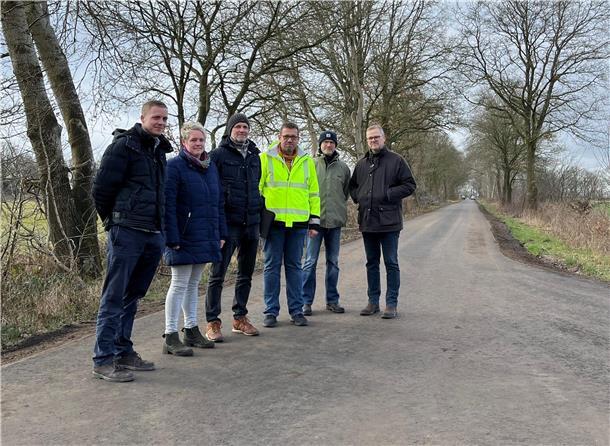 Bauabnahme Wirtschaftsweg in Köhlen