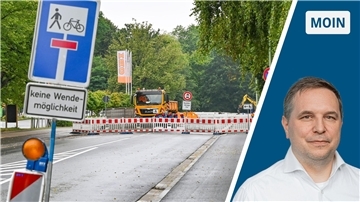 Blick auf eine Baustelle