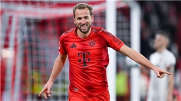 Bayern-Angreifer Harry Kane erzielte das Tor des Jahres 2024.