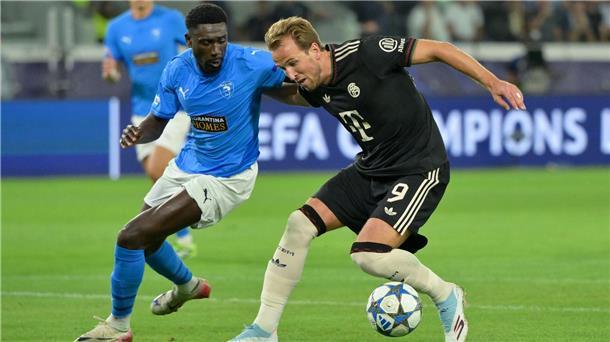 Matthäus‘ Rat an BVB: Kane „old fashioned“ in Manndeckung Bayern-Torjäger Harry Kane (r.) - hier in der Champions League auf Zypern - ist in einer Ausnahme-Form.