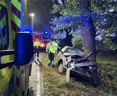 Bei dem Verkehrsunfall auf der L 128 wurde das Auto des Gnarrenburger komplett zerstört.