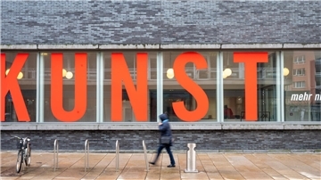 Kunst - ein Schriftzug in Bremerhaven