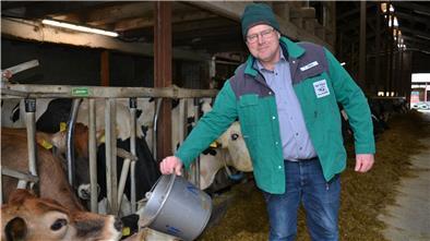 Bei diesem Milchpreis kann man schon wieder lächeln: Thomas Stürtz, Landwirt und Vorstandschef des Deutschen Milchkontors (DMK).