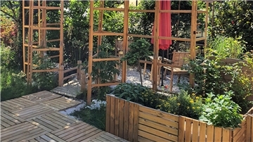 Der Garten „Kunst und Kraut“ in Hemslingen