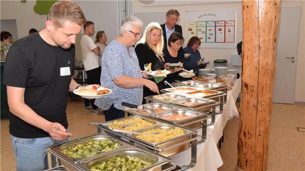 Probeessen bei der Lebenshilfe.