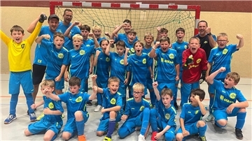 Kleine Fussballer 