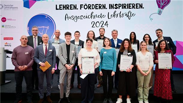 Preise für besonderen Unterricht Beim Deutschen Lehrkräftepreis wurden Schulleitungen und Lehrer ausgezeichnet.