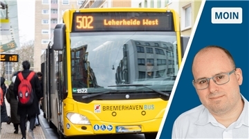 Kolumne Moin von Dirk Ley zum Verhalten von Busnutzern beim Einstieg.