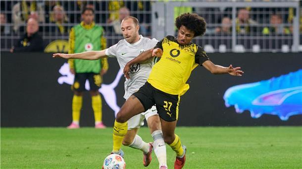 Beim letzten Bundesliga-Spiel schoss Karim Adeyemi (vorne) das entscheidende Tor für den BVB.
