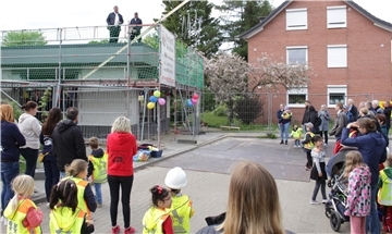 Richtfest für den Anbau der Kita "Stubbener Zwergenhaus"