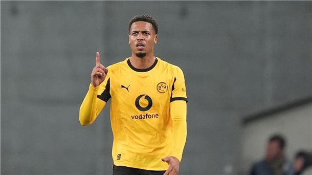 „Gute Chemie“: Nmecha lässt BVB in Kopenhagen jubeln Bejubelt sein Tor: Felix Nmecha.
