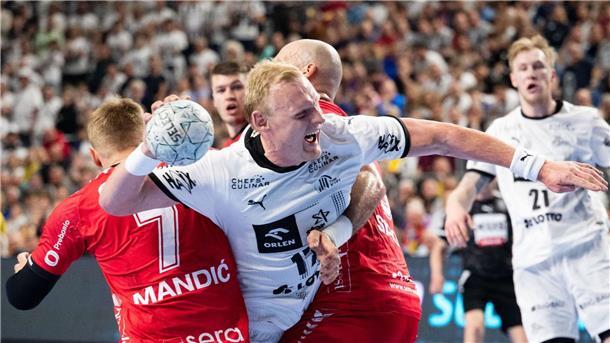 Bejubelte im letzten Pokal-Auftritt seiner Karriere einen emotionalen Sieg: Kiels Kreisläufer Patrick Wiencek.