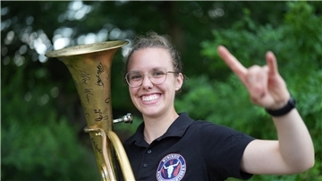 Bente Christin Rave ist Mitglied der Wacken Firefighters.