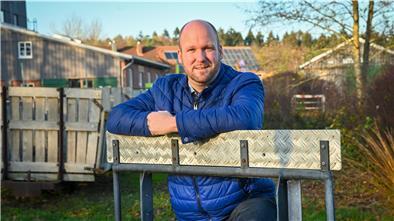 Berlin fest im Blick: Hendrik Rehm, Kommunalpolitiker aus Wanna, will für die SPD in den Bundestag.