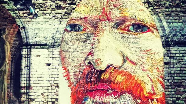 Van Gogh mit moderner Technik neu kennenlernen Ein Selbstbildnis des Malers Vincent van Gogh