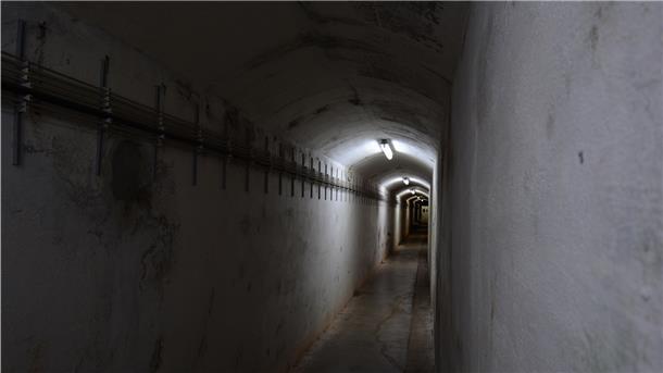 Besucher des Helgoländer Bunkers können noch heute zwei Stollen besichtigen.