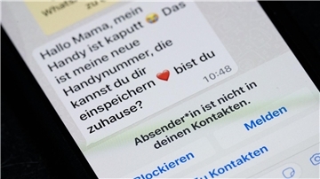 Betrügerische Nachrichten, wie diese, werden immer wieder gesendet.