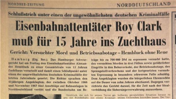 Bild einer Zeitung aus dem Jahr 1967.