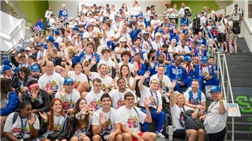 Bevor am Donnerstag die Abreise zu den Special Olympics World Games in Berlin ansteht, legte die US-Delegation einen Bremerhaven-Tag ein. Auf dem Programm stand auch der Besuch des Klimahauses.