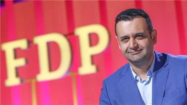 Bijan Djir-Sarai, FDP-Generalsekretär, beim  Bundesparteitag seiner Partei.