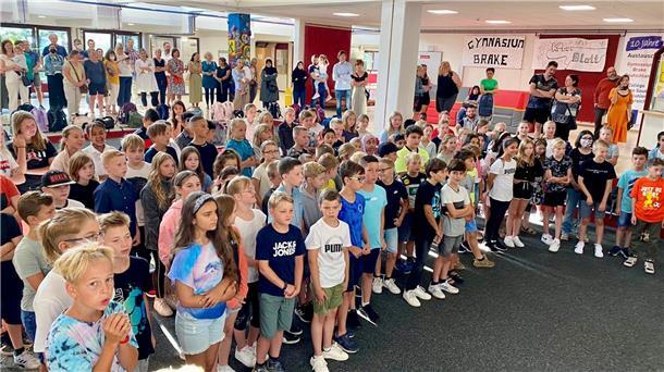 101 neue Fünftklässler am Gymnasium Brake