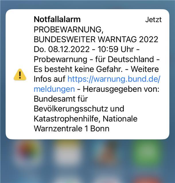 So läuft der Warntag in der Region So läuft der Warntag in der Region