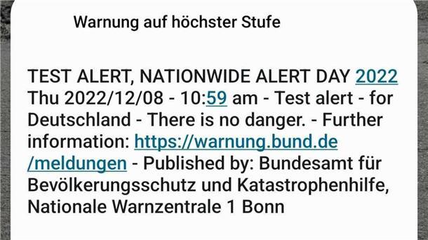 So läuft der Warntag in der Region So läuft der Warntag in der Region