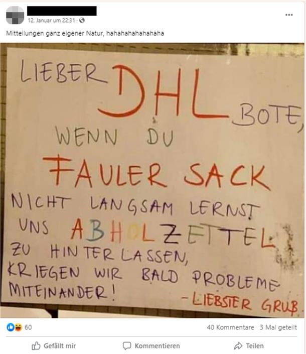 Katzenkümmerer und Balkonwerfer: So kreativ können Paketboten sein Katzenkümmerer und Balkonwerfer: So kreativ können Paketboten sein