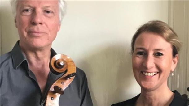 Lisa Kimbell (Violine) und Osel Wiegershaus (Cello)