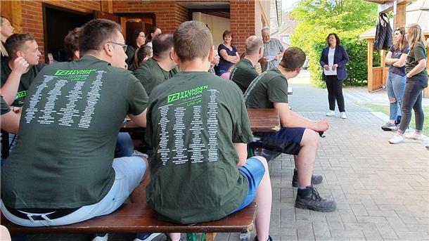 Landjugend und  Bürgermeisterin