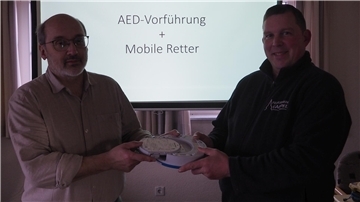 Cappeler Ortswehr hat jetzt einen Defibrillator