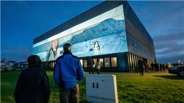Die Arktis kommt per Lichtinstallation nach Bremerhaven
