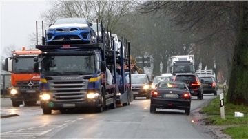 Autos auf der Straße