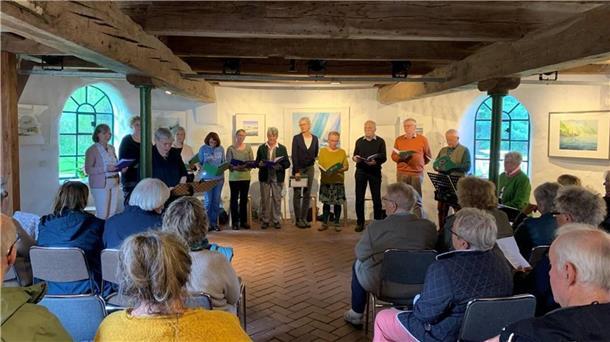 Mühlenchor unterhält mit Liederabend