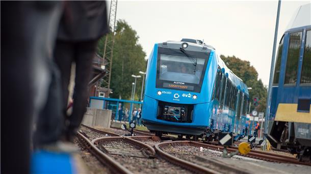 Interesse am Wasserstoffzug „weltweit riesig“ Ein Zug.