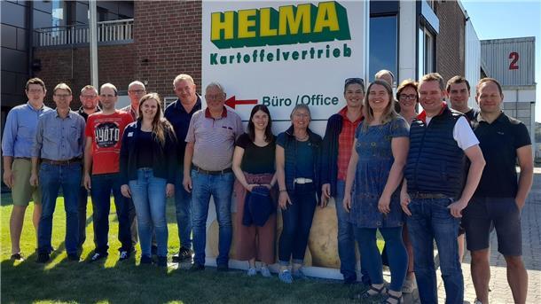 Vorstand des Landvolk-Kreisverbandes Bremervörde-Zeven zu Besuch bei der Firma Helma
