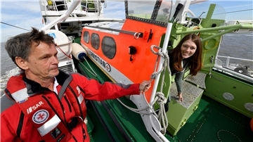 Seenotrettung: Bei Wind und Wetter im Einsatz