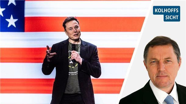Collage Elon Musk und Werner Kolhoff