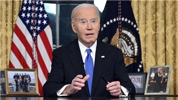 Hat in seiner Abschiedsrede nachdenkliche Worte gefunden: US-Präsident Joe Biden.