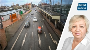 Trumps Zölle gefährden Autoumschlag und weiter Stillstand bei der Columbusstraße
