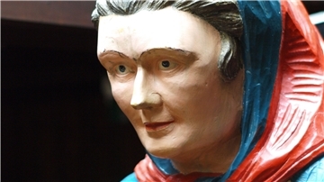 Die Gallionsfigur der "Seuten Deern"